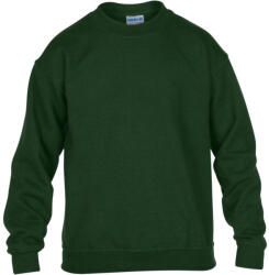 Gildan GIB18000 kevertszálú gyerek pulóver - forest green szín (giB18000fo-xl)