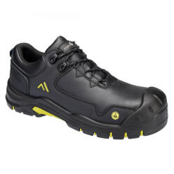 Portwest FC19 Apex Compositelite félcipő fekete/sárga színben S3S ESD HRO SR SC FO (FC19BKY47)
