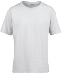 Gildan GIB64000 rövid ujjú pamut gyerek póló - white szín (giB64000wh-xl)
