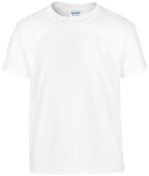 Gildan GIB5000 rövid ujjú pamut gyerek póló - white szín (giB5000wh-xl) - ankit