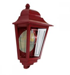 Elstead Lighting Aplica Deco Lane DECO-LANE7-RED, 1xE27, H32, 5 cm, IP44, aluminiu roșu (DECO-LANE7-RED)