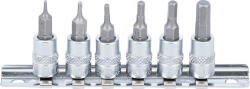 BGS technic 1/4" Imbusz bit dugókulcs készlet, 1, 5 - 6 mm (BGS 5151)