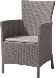 Keter Iowa/Montana polyrattan kerti fotel - cappuccino