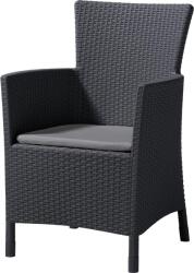 Keter Iowa/Montana polyrattan kerti fotel - grafit