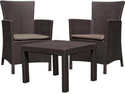 Keter Rosario Balcony polyrattan kerti bútor garnitúra - barna - konyhagepbolt