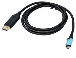 i-tec i-tec C31CBLDP60HZ2M video átalakító kábel 2 M USB C-típus DisplayPort Fekete (C31CBLDP60HZ2M)