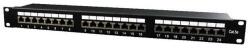 Gembird NPP-C524-002 19'' 24-portos 1U Cat5e patch panel (NPP-C524-002)