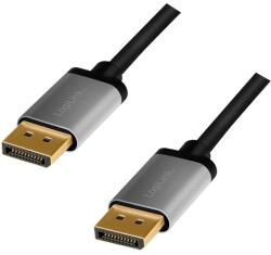 LogiLink CDA0102 DisplayPort kábel 3 M Szürke, Fekete (CDA0102)