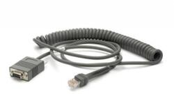 Zebra RS232 Cable jelkábel 2, 7 M Szürke (CBA-R02-C09PAR)