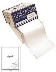 Pátria Leporelló Leporelló MATRIX 240x12 coll 4 példányos 6 collonként perforált 450 garn. /doboz (p1031-2460)