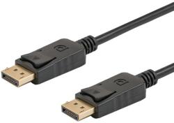 Elmak Savio CL-137 3 M Fekete DisplayPort kábel (CL-137)