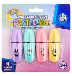 Astra Szövegkiemelő ASTRA mini pasztell 4 szín/bliszter (317122006) - irodaszer
