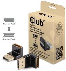 Club 3D DISPLAYPORT MALE TO DISPLAYPORT 1.4 FEMALE 90 DEGREE ANGLED ADAPTER 4K120HZ M/F - Adapter (CAC-1008)