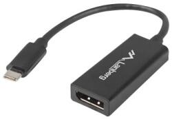 Lanberg AD-UC-DP-01 Lanberg adapter USB TYPE-C(M)-Displayport(F) 15cm Black (AD-UC-DP-01)