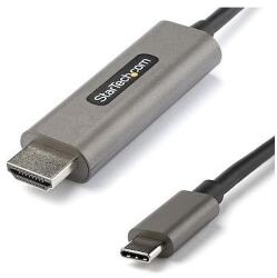 StarTech StarTech. com CDP2HDMM4MH video átalakító kábel 4 M HDMI A-típus (Standard) USB C-típus Fekete, Ezüst (CDP2HDMM4MH)