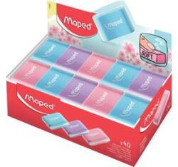 Maped Radír display, MAPED "Essentials Soft Pastel", vegyes színek (ima112921)