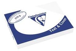 Clairefontaine Karton bőrhatású Clairefontaine Text and Cover A/4 270g fehér 100 ív/csomag (p1020-0611)