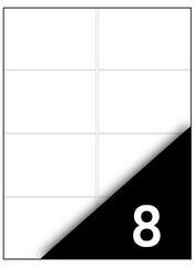 Fortuna Etikett FORTUNA 105x74mm univerzális 800 címke/doboz 100 ív/doboz (01.01305) - irodaszer