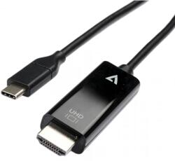 V7 V7UCHDMI-2M video átalakító kábel USB C-típus HDMI Fekete (V7UCHDMI-2M)