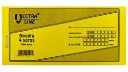 Vectraline Nyomtatvány nyugta VECTRALINE 4 soros 20 darabos (B15-41/V/07/CS) - irodaszer