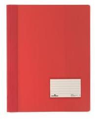 DURABLE Gyorsfűző, A4, extra erős, széles, DURABLE, piros (db268003) - irodaszer