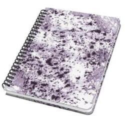 Sigel Spirálfüzet, 162x215 mm, pontrácsos, 60 lap, keményfedeles, SIGEL "Jolie", Violet Marble (sijn606) - irodaszer