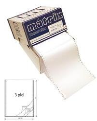 Pátria Leporelló Leporelló MATRIX 240x12 col 3 példányos 600 garn. /doboz (p1031-2300)