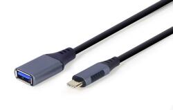 Gembird A-USB3C-OTGAF-01 USB kábel 0, 15 M USB 3.2 Gen 1 (3.1 Gen 1) USB C USB A Szürke (A-USB3C-OTGAF-01)