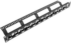 Lanberg PPKS-1224-B patch panel 1U (PPKS-1224-B)