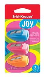 ErichKrause Hegyező ErichKrause Joy 1 lyukú műanyag 3 db-os bliszteres (p0013-0351)
