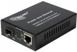 ALLNET ALL-MC202P-SFP1-POE hálózati média konverter 1000 Mbit/s Multi-mode, Single-mode Fekete (ALL-MC202P-SFP1-PoE)