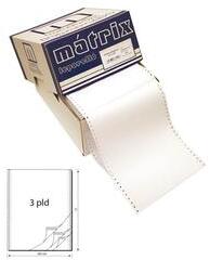 Pátria Leporelló Leporelló MATRIX 240x12 coll 3 példányos 6 collonként perforált 600 garn. /doboz (p1031-2360)