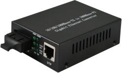 ALLNET ALL-MC105G-SC-SM hálózati média konverter 1000 Mbit/s Single-mode Fekete (ALL-MC105G-SC-SM)