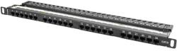 Lanberg PPU6-0024-B patch panel 0.5U (PPU6-0024-B) - easy-shop