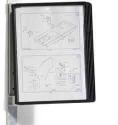 Durable Bemutatótábla-tartó Durable Vario, fekete, mágneses rögzítéssel, 5 db panellel (p4052-0276)