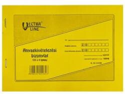 Vectraline Nyomtatvány anyag kivételezési bizonylat VECTRALINE 25x4 8 tételes (B12-114/V) - irodaszer