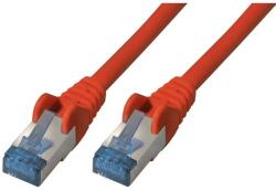  S-Conn Cat6a, 0.5m hálózati kábel Vörös 0, 5 M S/FTP (S-STP) (75711-0.5R)