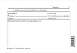 Nyomtatvány gyógyászati lap A/5 1 lapos (A3510-170)