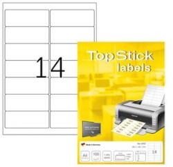 Topstick Etikett címke Topstick 99.1x38.1 mm szegéllyel 100 ív 1400 db/doboz (p1061-0329)