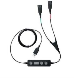 Jabra Link 265 USB2.0 2x QD Fekete audio kábel (265-09)