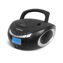 Orava RCD-814S USB, AUX, Bluetooth, 4.4 W, CD, FM Fekete-Ezüst hordozható CD/USB lejátszó (RCD-814S)