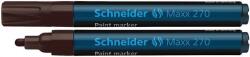 Schneider Lakkmarker, 1-3 mm, SCHNEIDER "Maxx 270", barna (tsc270b) - irodaszer