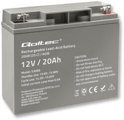 Qoltec 53066 UPS akkumulátor Zárt savas ólom (VRLA) 12 V 20 Ah (53066)