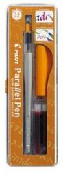 Pilot Töltőtoll, 0, 5-2, 4 mm, narancssárga kupak, PILOT "Parallel Pen (ppp24n) - irodaszer