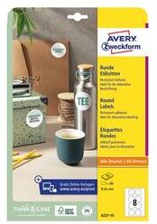 Avery Etikett AVERY L6227-10 65 mm univerzális kör 10 íves (6227-10) - irodaszer