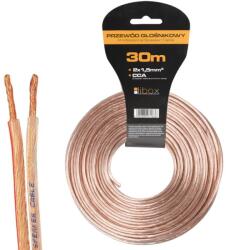 Libox 2x1, 50mm LB0008-30 audio kábel 30 M Átlátszó (LB0008-30)