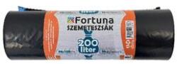 Fortuna Szemeteszsák FORTUNA 200L fekete 95x120 cm 10 darabos (12.01743) - irodaszer