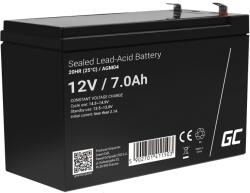 Green Cell AGM04 UPS akkumulátor Zárt savas ólom (VRLA) 12 V 7 Ah (AGM04)