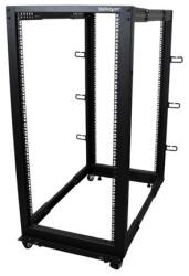 StarTech StarTech. com 4POSTRACK25U állvány 25U Szabadonálló állvány Fekete (4POSTRACK25U)