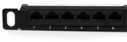 StarTech StarTech. com PANELHU24 patch panel 0.5U (PANELHU24)
